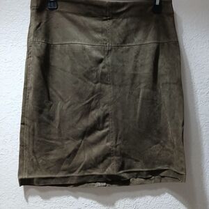 Max Studio Olive Pencil Skirt